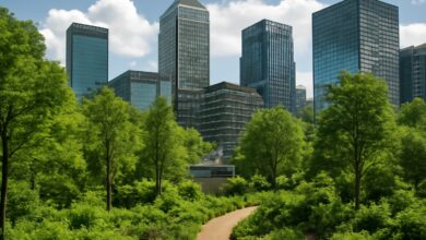 The Greening of Canary Wharf