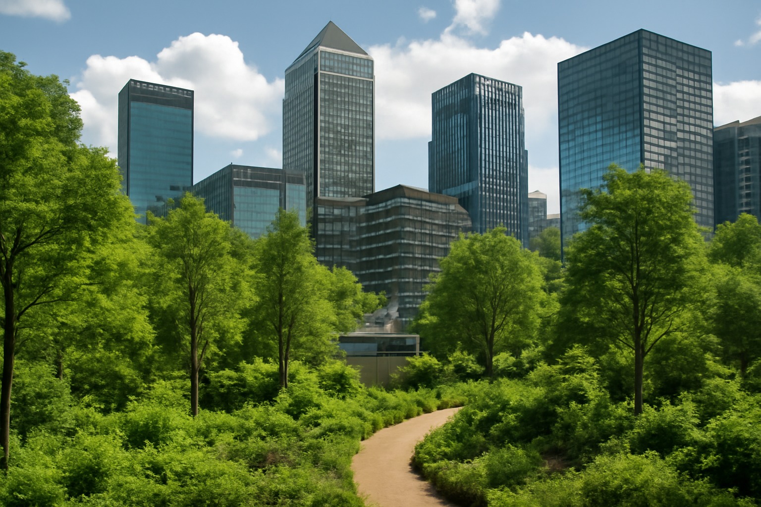 The Greening of Canary Wharf