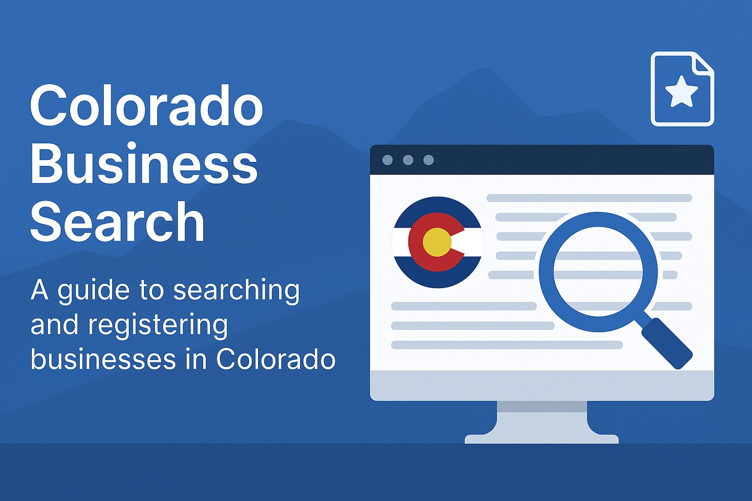 Colorado Business Search