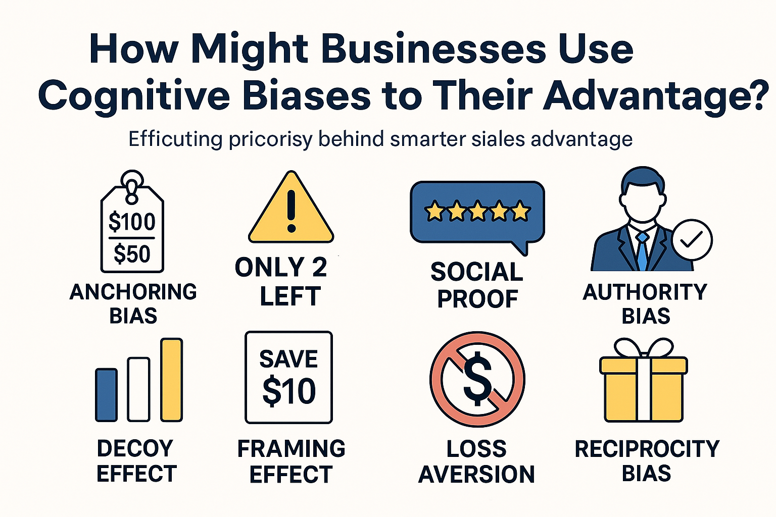 How Might Businesses Use Cognitive Biases to Their Advantage?