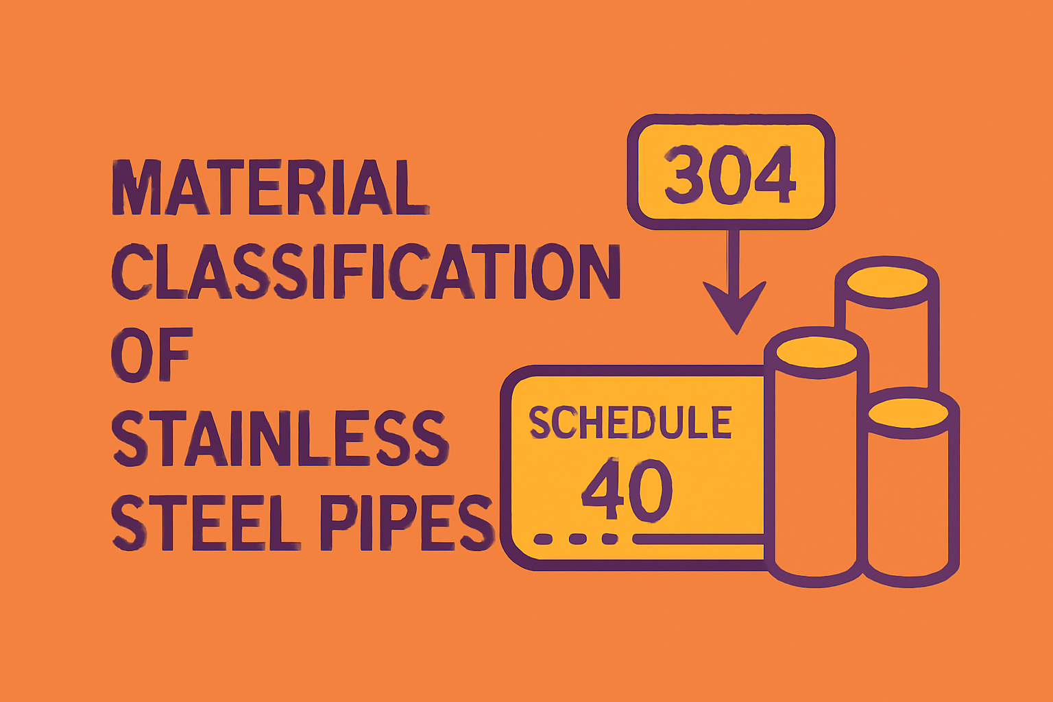 Material Classification of Stainless Steel Pipes