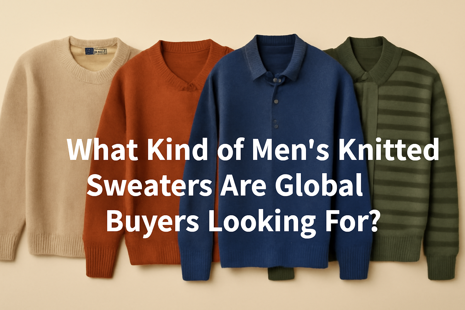 What Kind of Men's Knitted Sweaters Are Global Buyers Looking For?