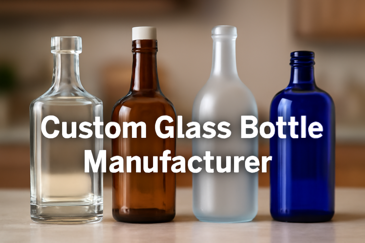 How to Choose the Right Custom Glass Bottle Manufacturer for Your Brand