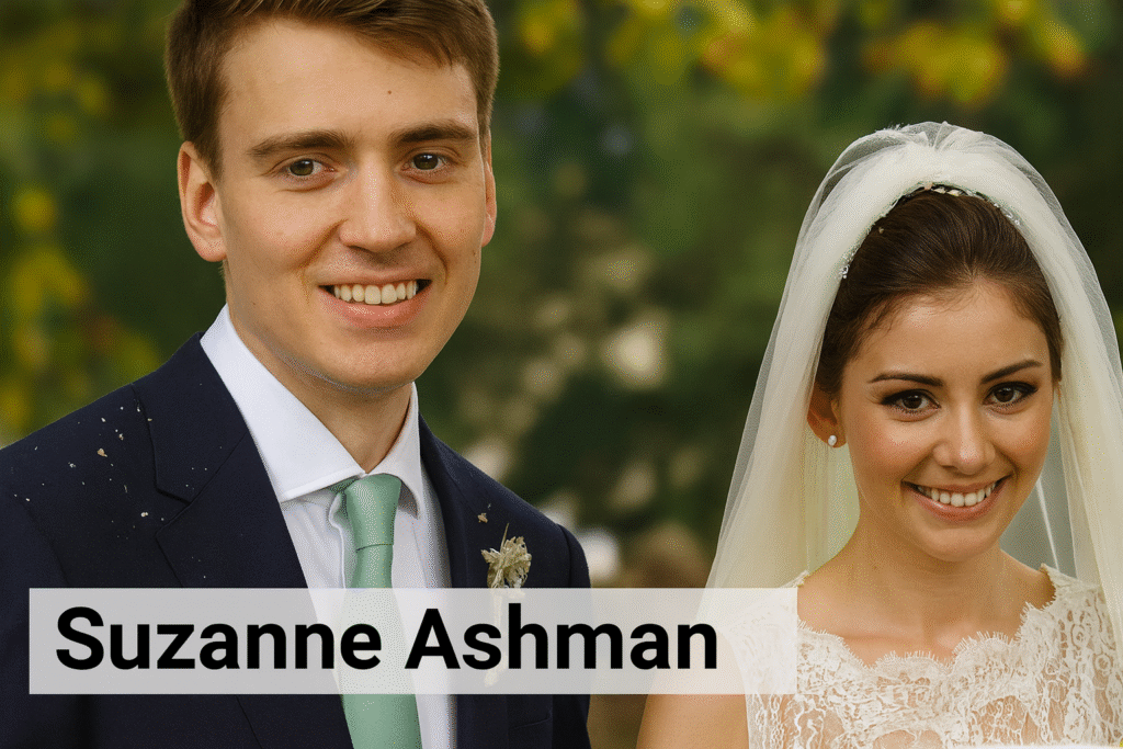 Suzanne married Euan Blair