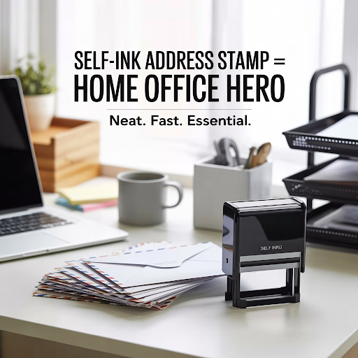 Why a Self-Ink Stamp Address Is a Must-Have for Your Home Office