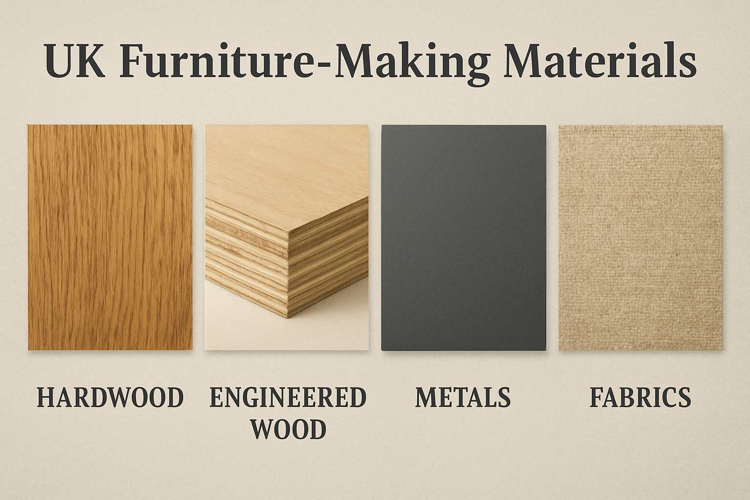 Top Materials Used by UK Furniture Makers