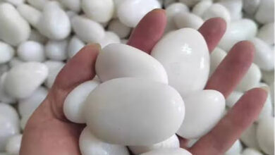 White Landscaping Rock