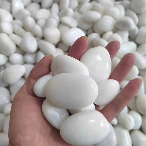White Landscaping Rock