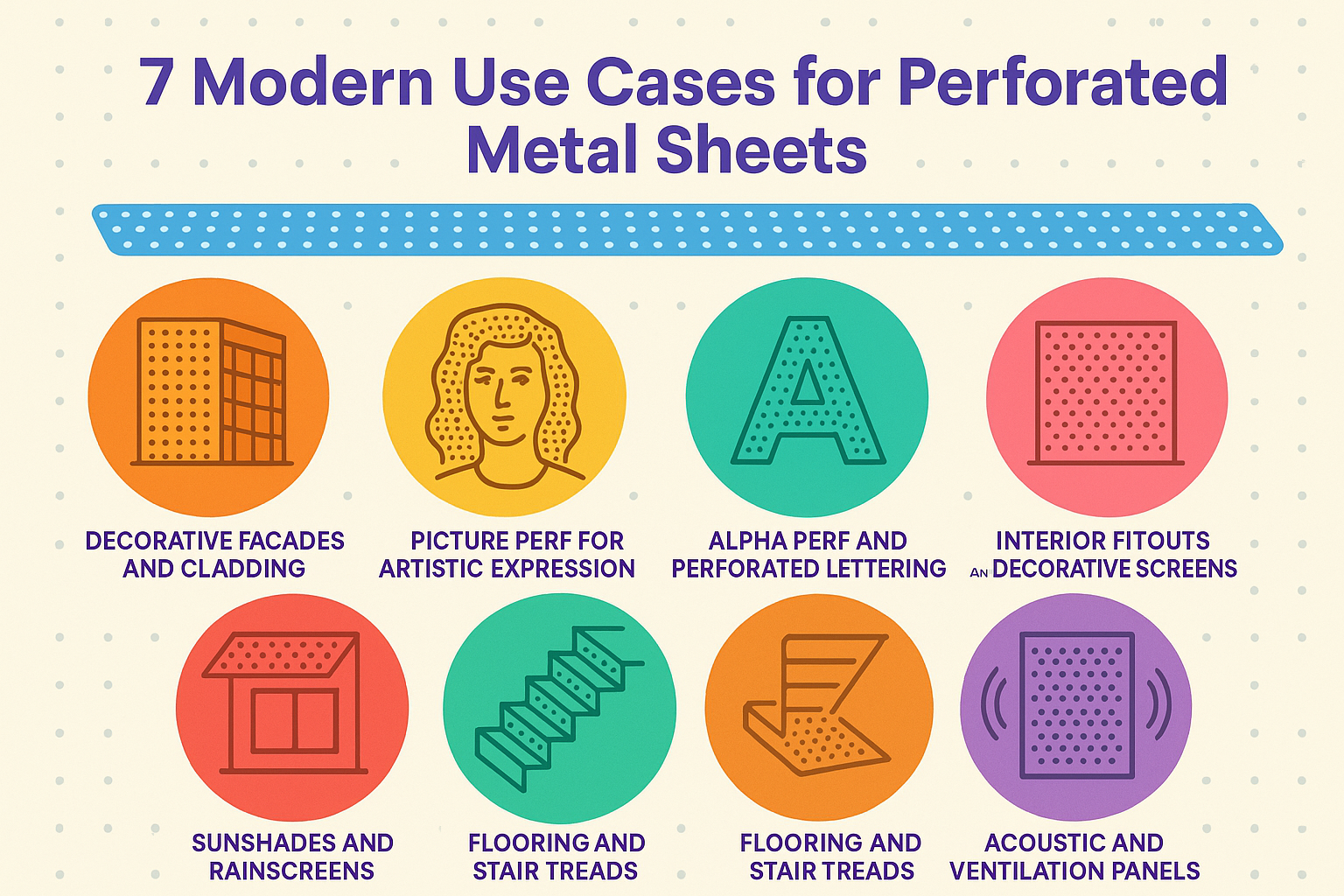 7 Modern Use Cases for Perforated Metal Sheets