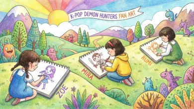 KPop Demon Hunters Coloring Pages: A Creative Way to Enter the Fandom