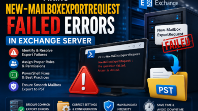  Fixing New- MailboxExportRequest Failed Errors in Exchange Server