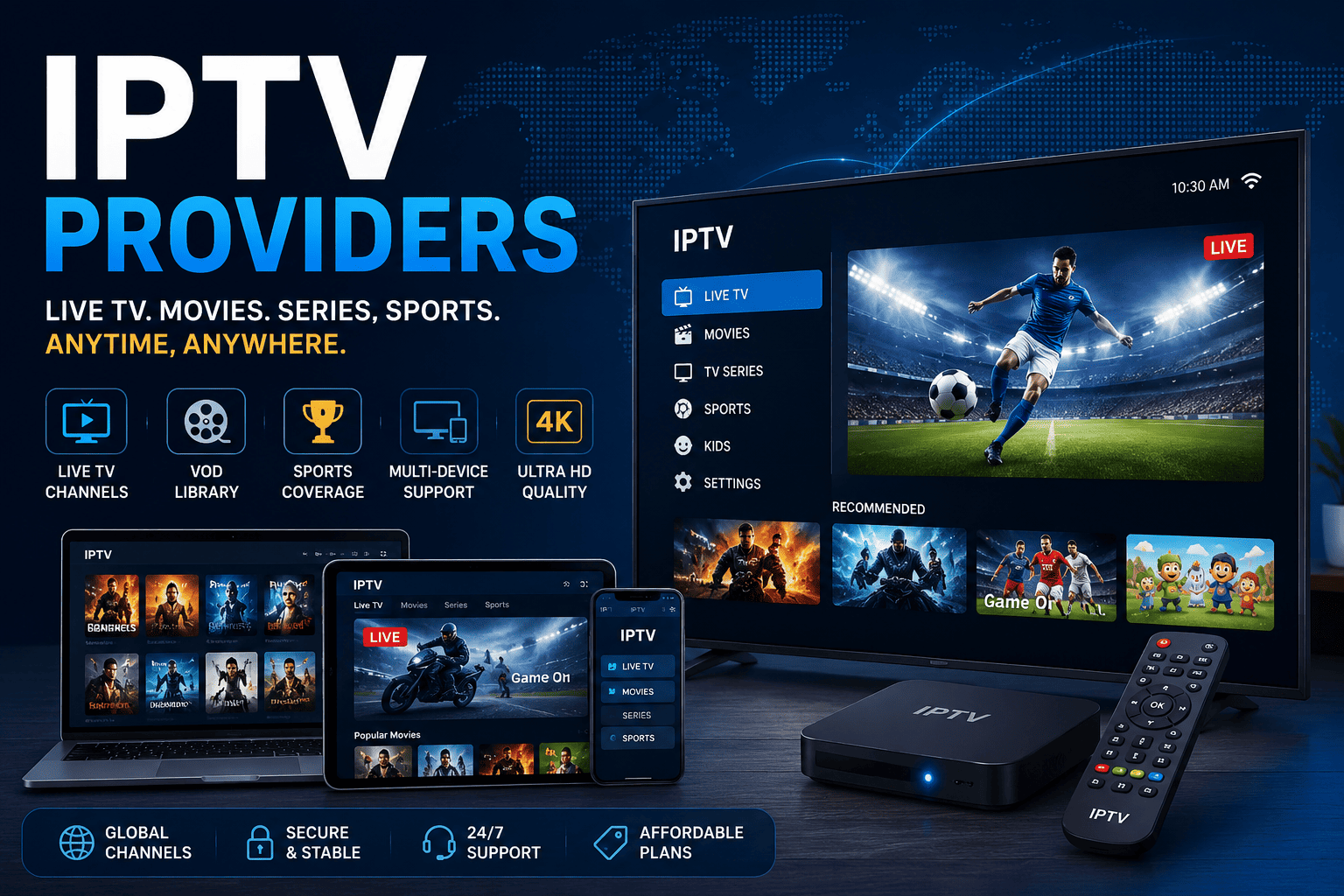 Best IPTV Providers 2026: Features, Guide & Reviews