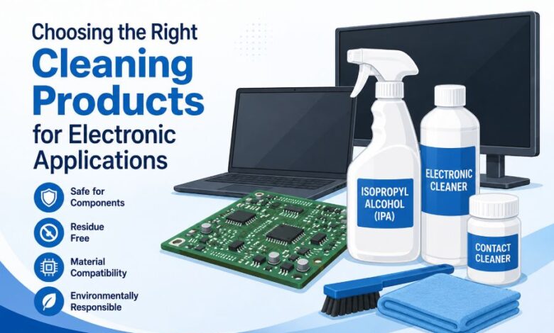 Choosing the Right Cleaning Products for Electronic Applications