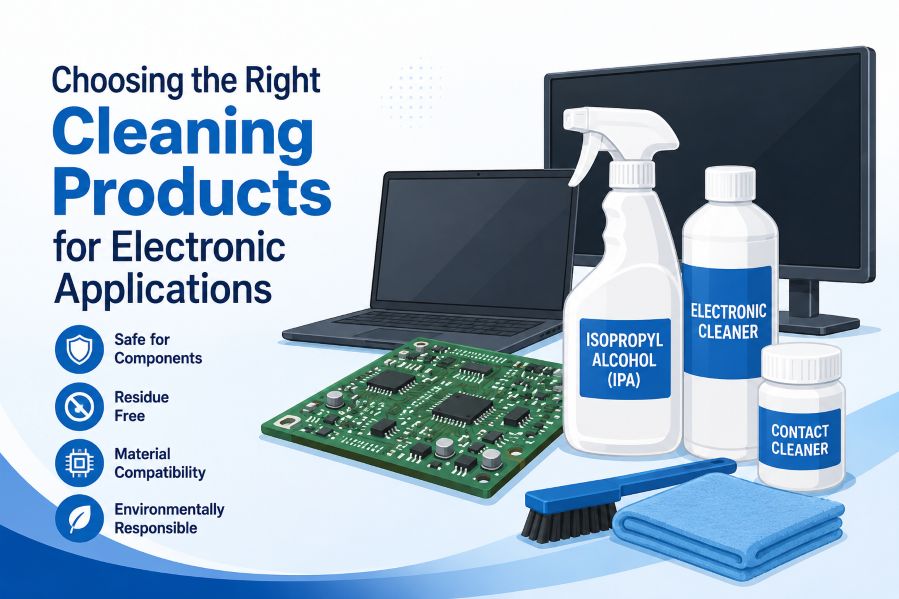 Choosing the Right Cleaning Products for Electronic Applications